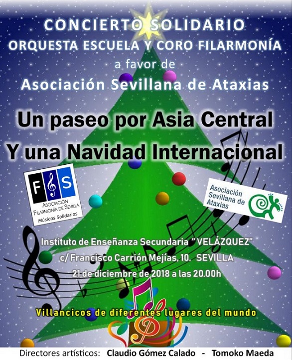 Concierto navideño solidario a beneficio de la Asociación Sevillana de Ataxias