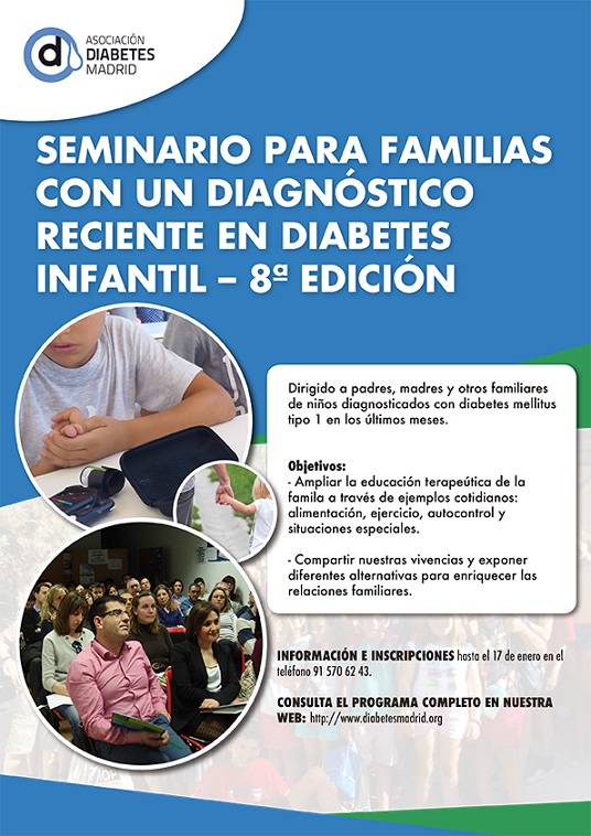 Seminario para familiares de niños con diagnóstico reciente de diabetes tipo 1