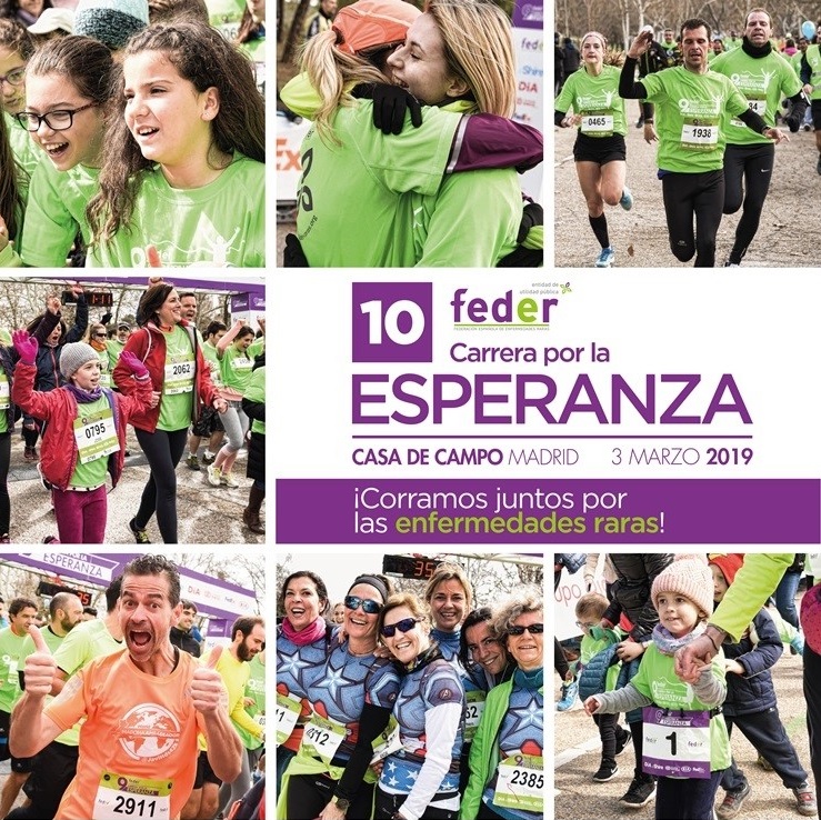 Abierta la inscripción en la X Carrera por la Esperanza de las personas con ER