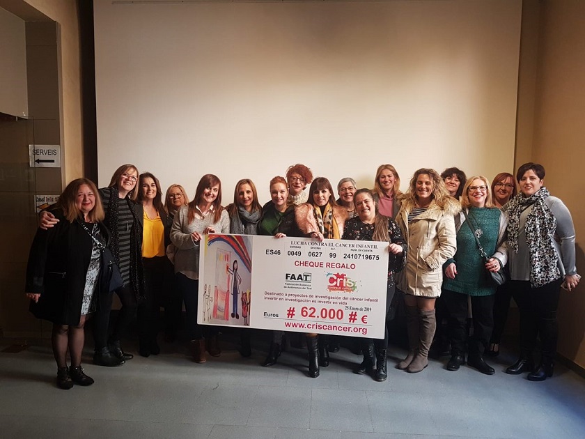 Mujeres taxistas recaudan 62.000 euros para la investigación del cáncer infantil