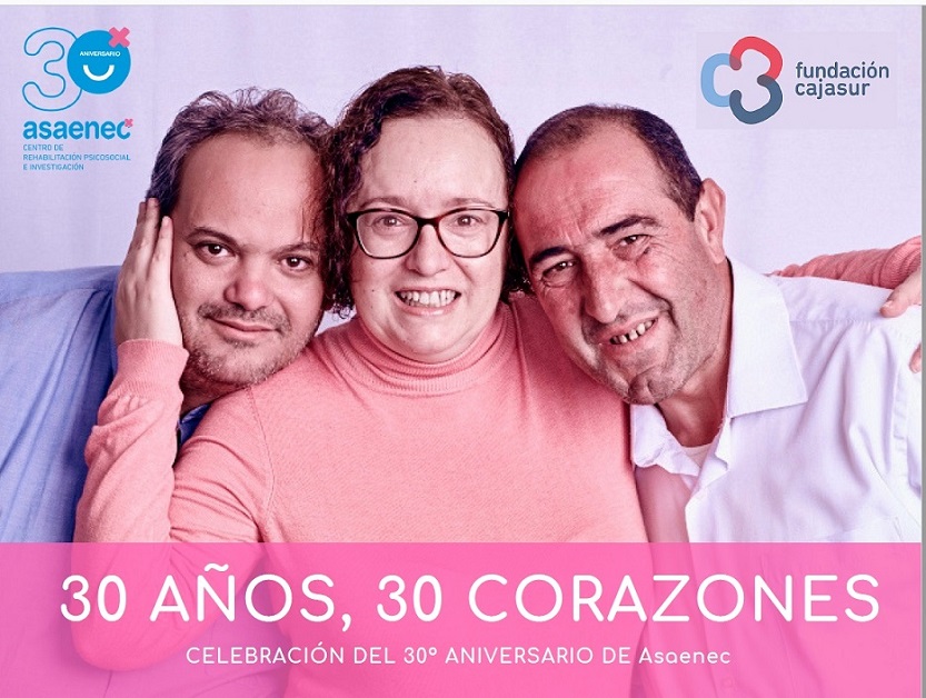 Campaña ‘30 años, 30 corazones’ en el XXX aniversario de ASAENEC
