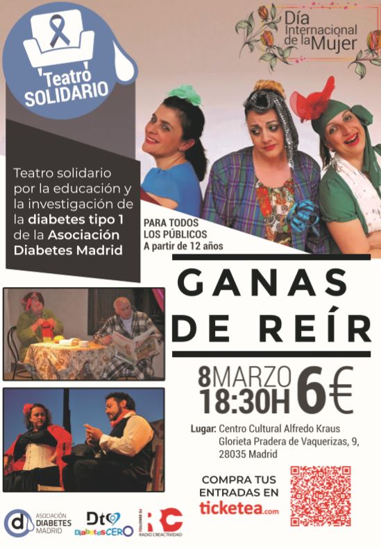 Teatro solidario para la investigación de la cura de la diabetes tipo 1