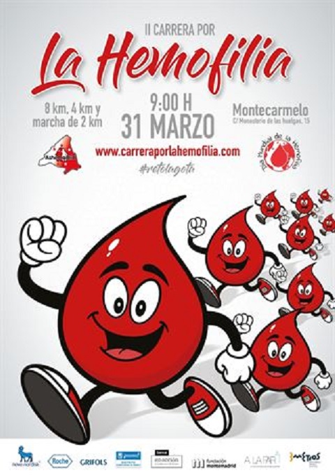 Abierta la inscripción en la ‘II Carrera por la Hemofilia’ de Ashemadrid