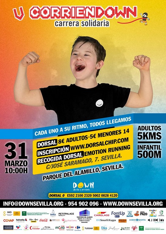 V carrera solidaria ‘CorrienDown’ a beneficio de Down Sevilla
