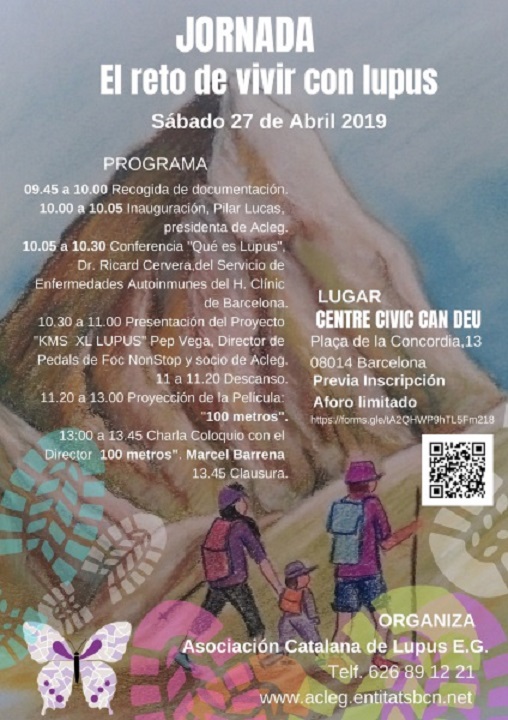 Jornada ‘El reto de vivir con Lupus’ de la ACLEG, el sábado en Barcelona