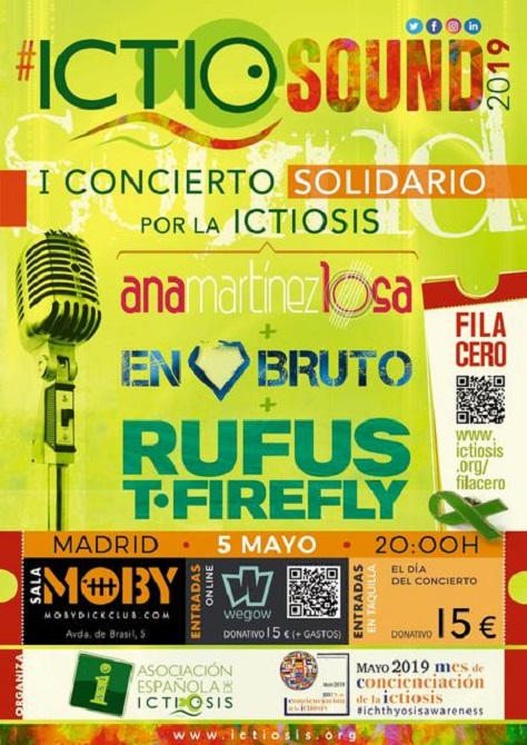 Concierto solidario ‘ICTIOSound 2019’ para la investigación de la ictiosis