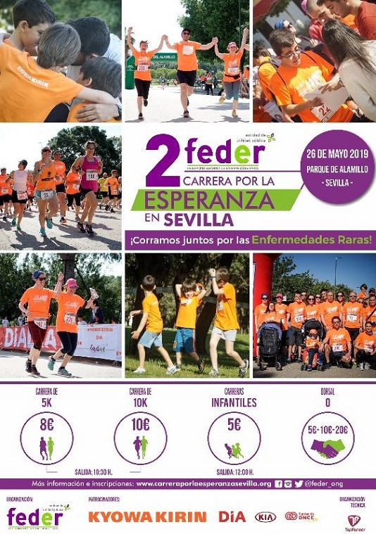 Abierta la inscripción en la ‘II Carrera por la Esperanza en Sevilla’ de FEDER