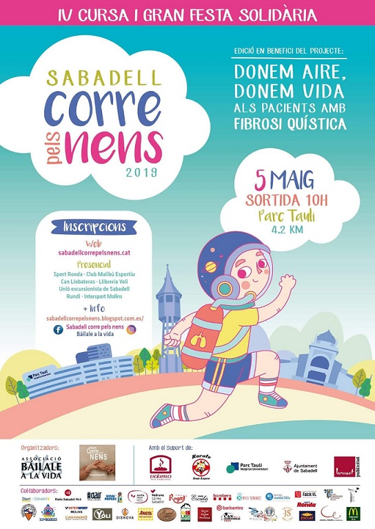 Carrera y fiesta solidaria para la investigación de la fibrosis quística