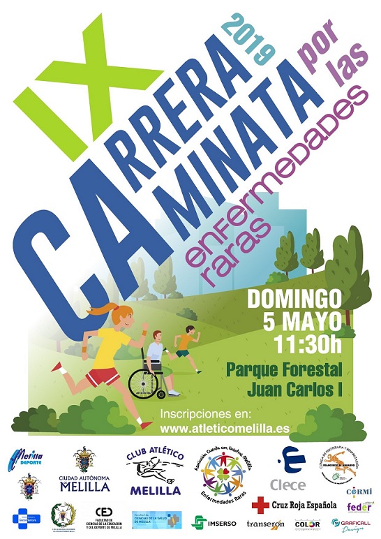 IX Carrera-Caminata por las ER en Melilla de Asociación Cuenta con Nosotros