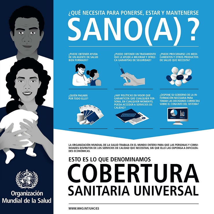 ‘Cobertura sanitaria universal’, este domingo en el Día Mundial de la Salud