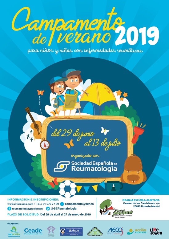 VII campamento de verano de la SER para niños con enfermedades reumáticas