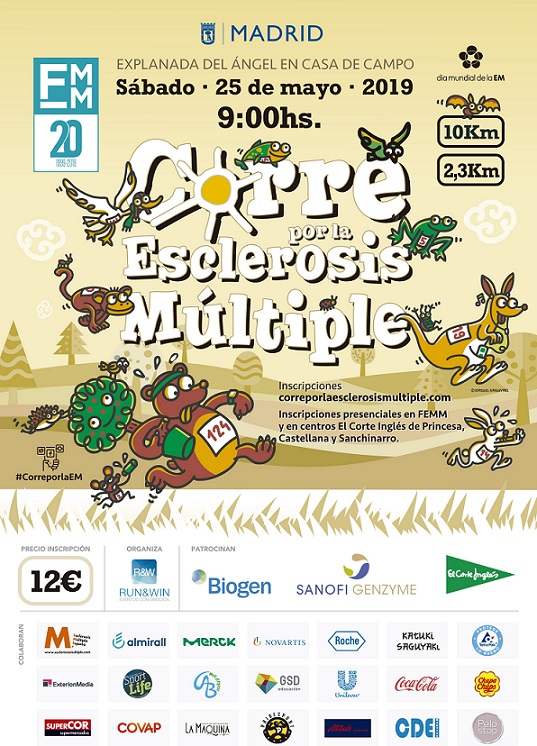 El 25 de mayo, ‘Da un paso adelante’ y corre por la esclerosis múltiple en Madrid