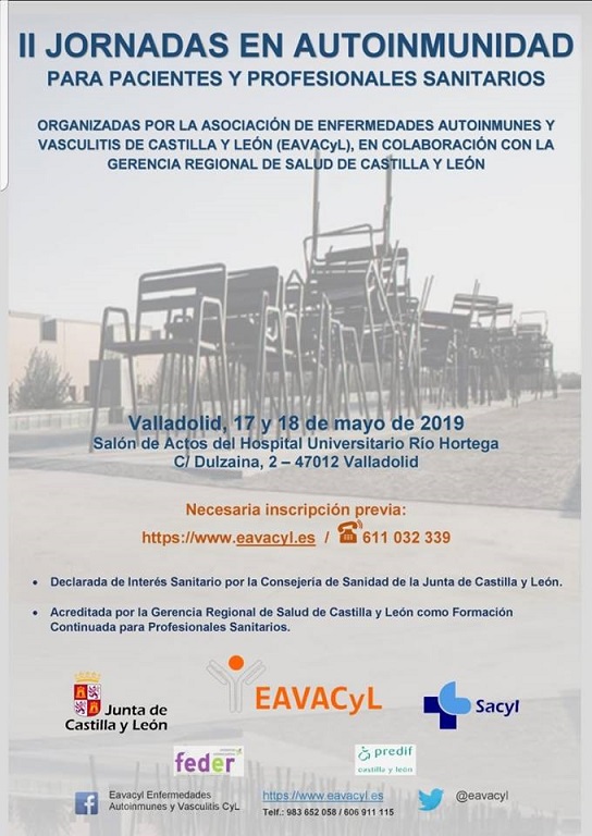 II Jornadas en Autoinmunidad de EAVACyL, el viernes y sábado en Valladolid