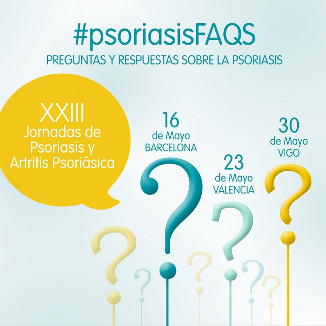 ‘XXIII Jornadas de Psoriasis y Artritis Psoriásica’ en Barcelona, Valencia y Vigo