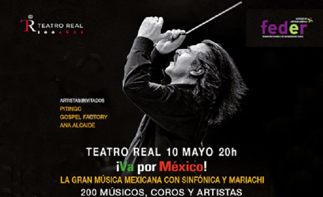 Concierto solidario ‘¡Va por México!’ de Luis Cobos a beneficio de FEDER