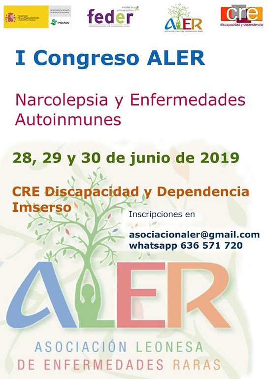 Inscríbete en el I Congreso ALER ‘Narcolepsia y Enfermedades Autoinmunes’