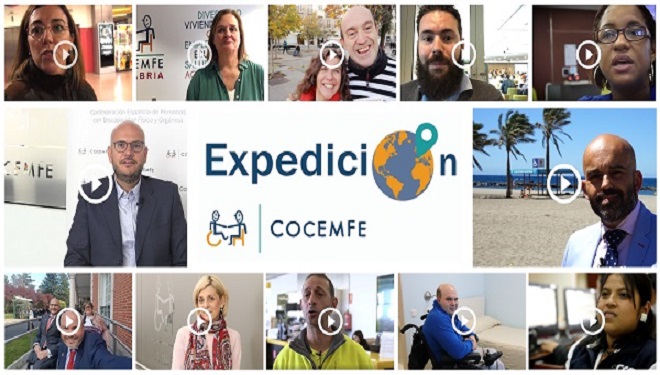 ‘Expedición COCEMFE’ para compartir experiencias inclusivas en discapacidad
