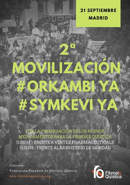 Nueva movilización por la financiación de los medicamentos frente a la FQ