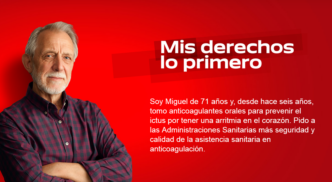 Anticoagulación, los derechos de los pacientes primero
