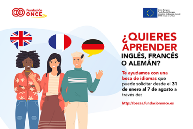 Becas para jóvenes con discapacidad para estudiar idiomas en el extranjero
