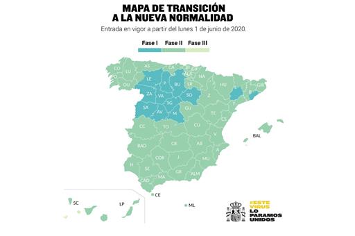 El 70% de la población estará el lunes en la Fase 2
