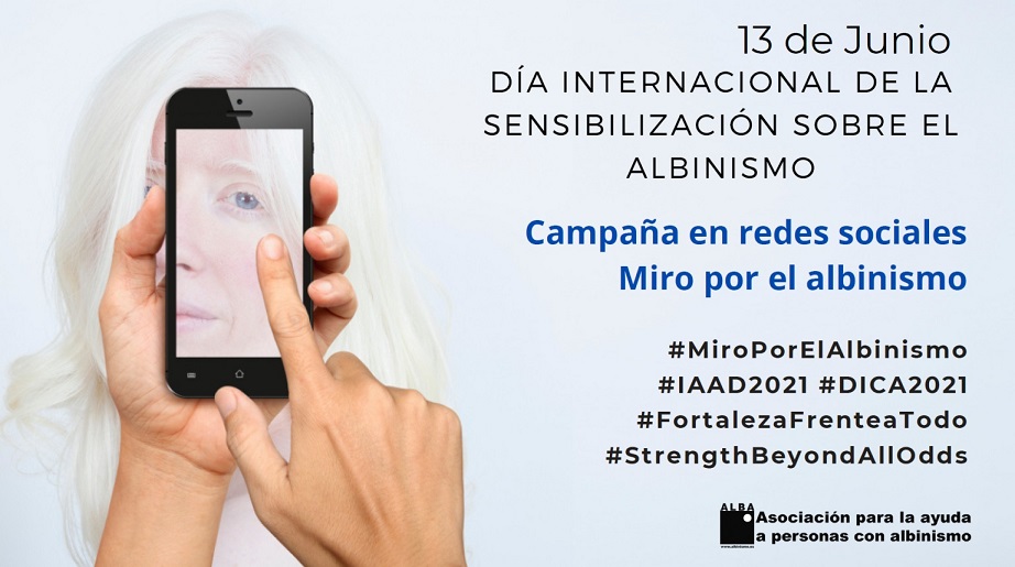 Haz saber que te importan las personas con albinismo