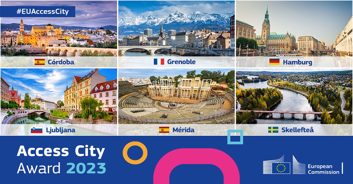 Córdoba y Mérida, en la final del Premio Ciudad Europea Accesible
