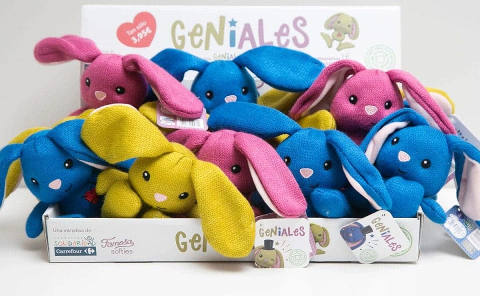 Peluches solidarios para el estudio de las enfermedades raras en la infancia