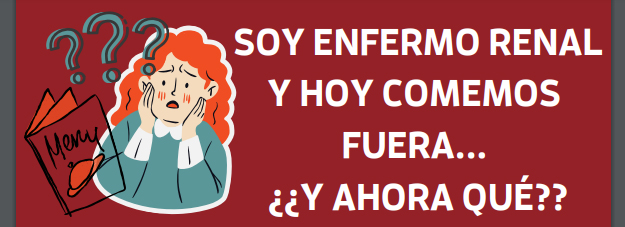Las recomendaciones de Fundación Renal para los pacientes que quieren comer fuera