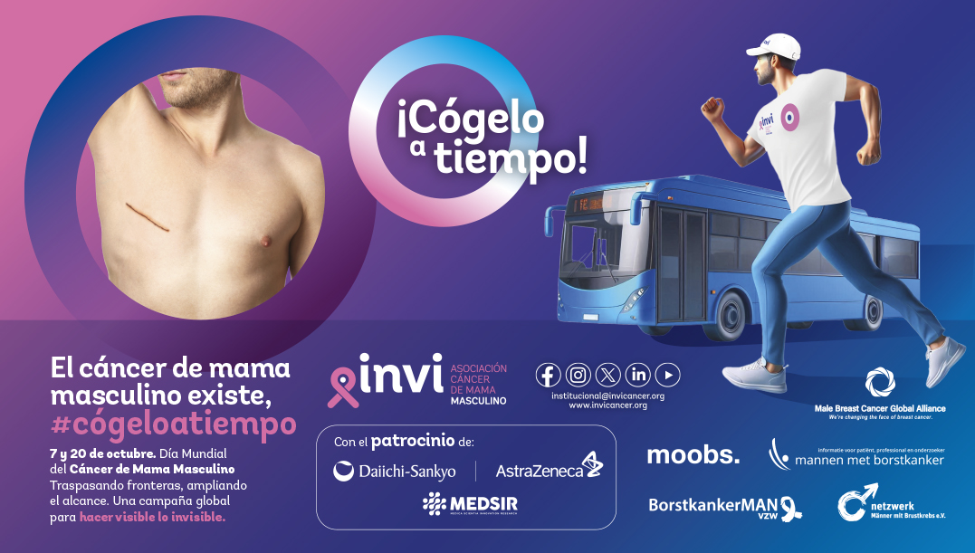 ‘¡Cógelo a tiempo!’, una campaña para sensibilizar sobre el cáncer de mama masculino