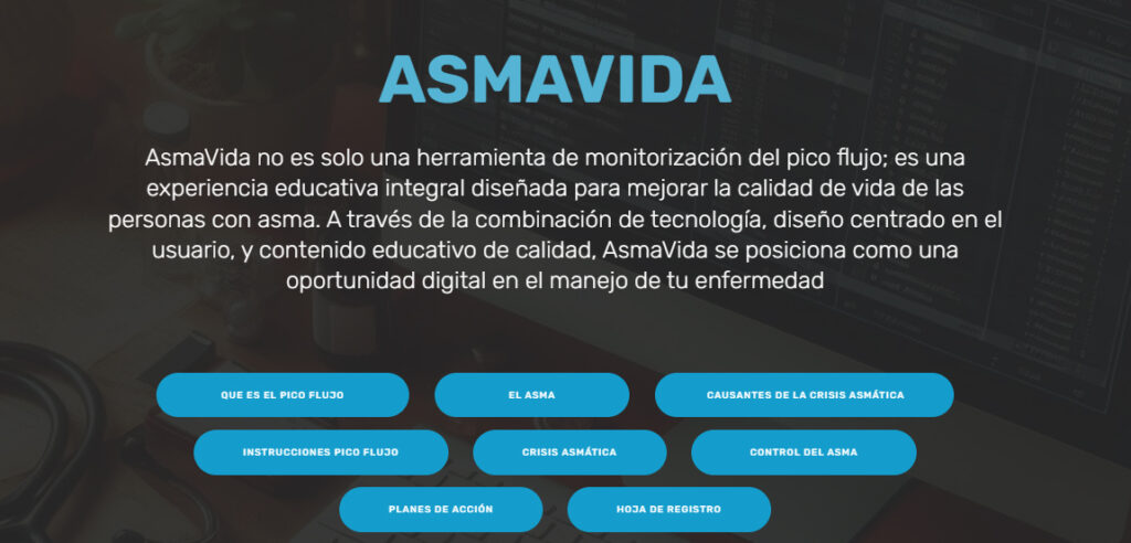 aplicación para asma