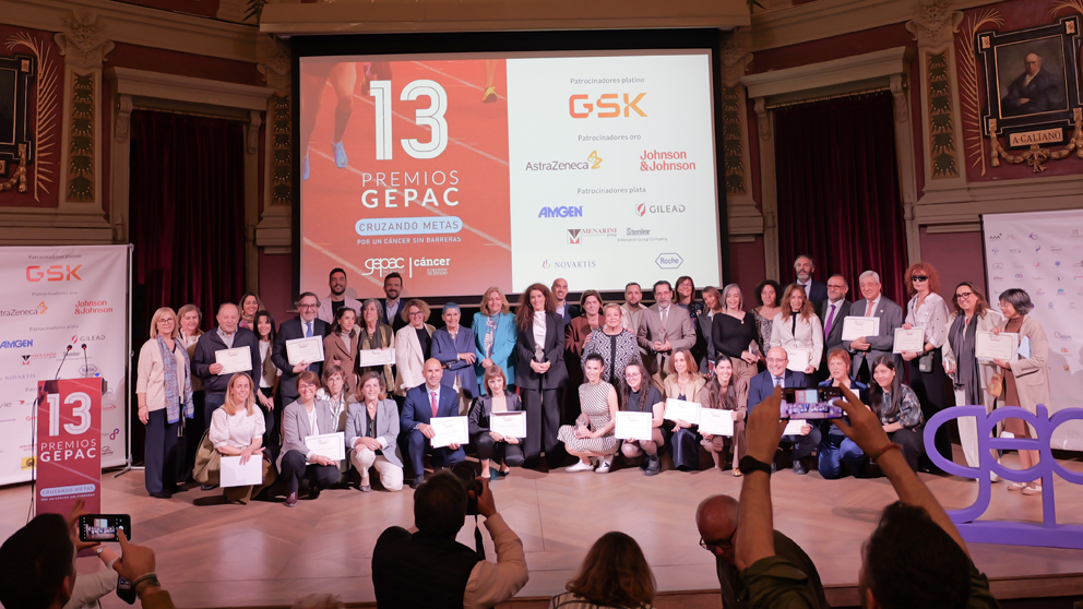 Los Premios GEPAC reconocen la labor de quienes trabajan para romper las barreras del cáncer