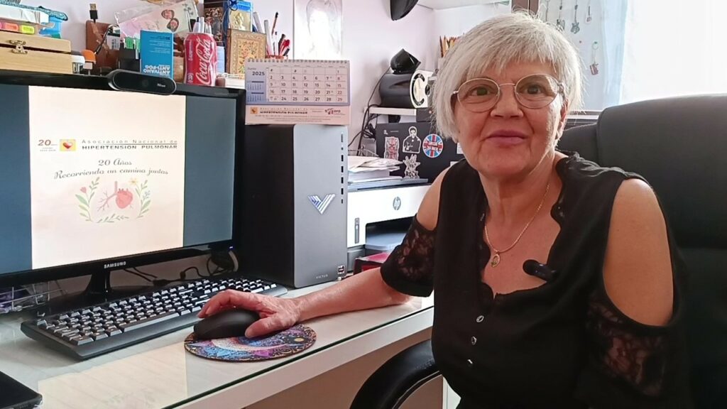 Eva García, presidenta de la asociacion de hipertensión pulmonar