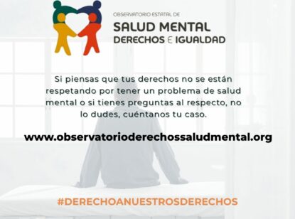 SALUD MENTAL ESPAÑA exige que no se apruebe un protocolo que avala tratar y contener contra su voluntad a personas con problemas de salud mental