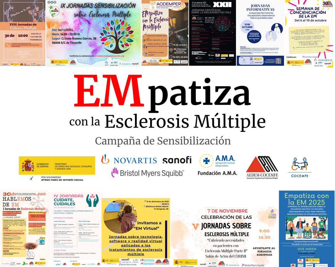 AEDEM-Cocemfe hace balance de su proyecto ‘EMpatiza con la Esclerosis Múltiple’