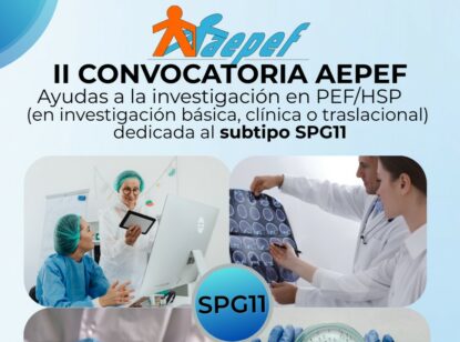 30.000 euros para la investigación de la paraparesia espástica hereditaria